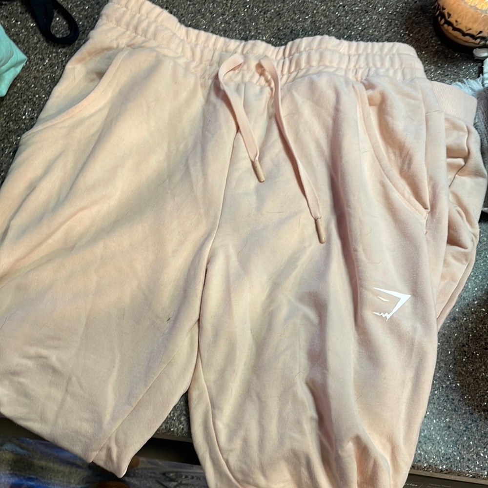Light pink GYMSHARK joggers